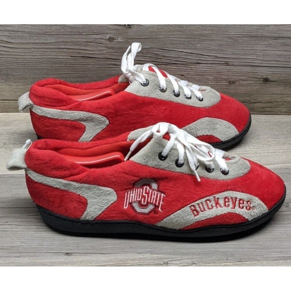 Ohio State Buckeyes All Around Rubber Soled Slippers - Picture 2 of 9